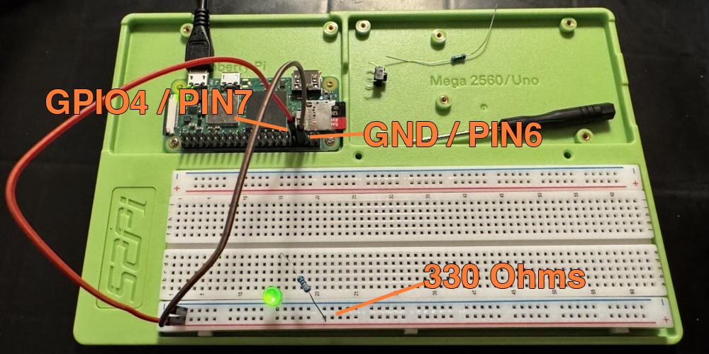 Simple Circuit for an LED