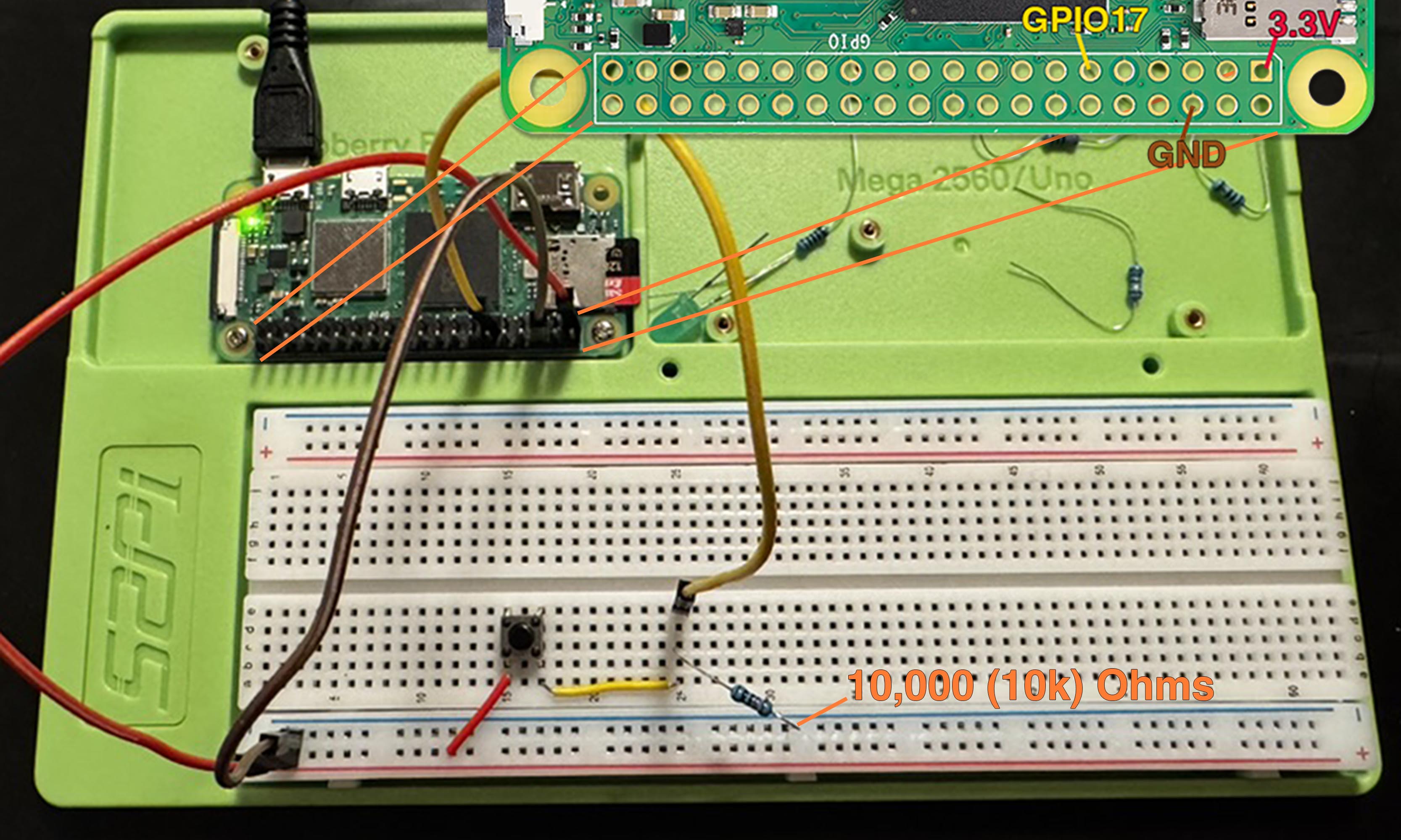 Simple Circuit for an LED