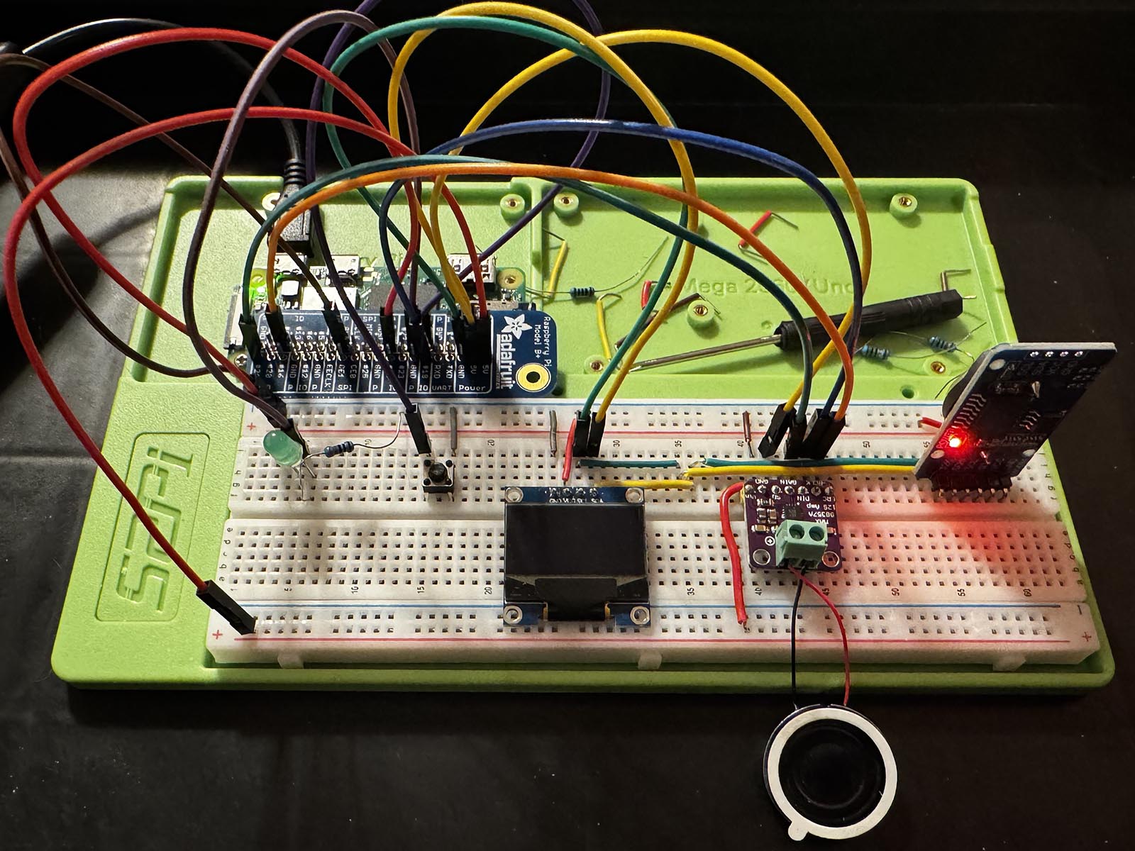 Breadboard of all components