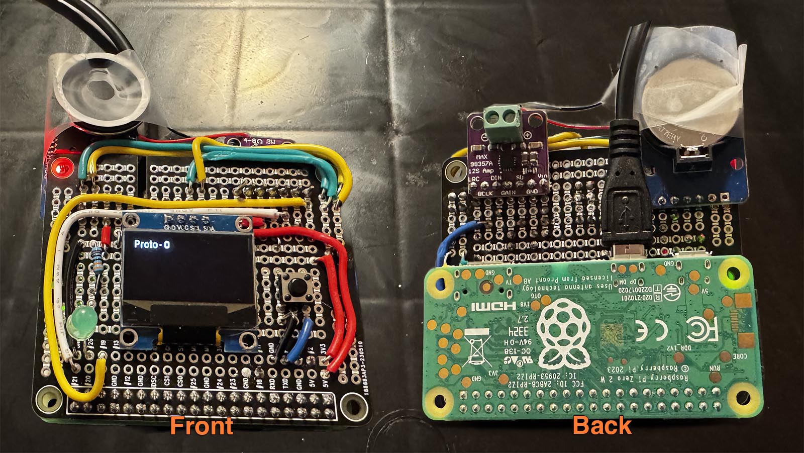 Breadboard of all components